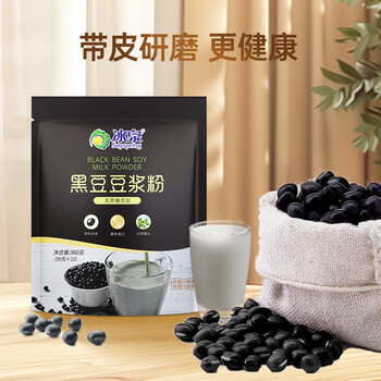 冰泉豆浆 无蔗糖添加黑豆豆浆粉 360g(30g*12小条) 冰泉豆浆 无蔗糖添加黑豆豆浆粉 360g(30g*12小条)