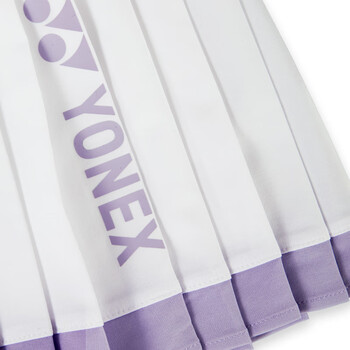 尤尼克斯（YONEX）网球服时尚专业百褶显瘦百搭网球短裙裤220145TCR白L