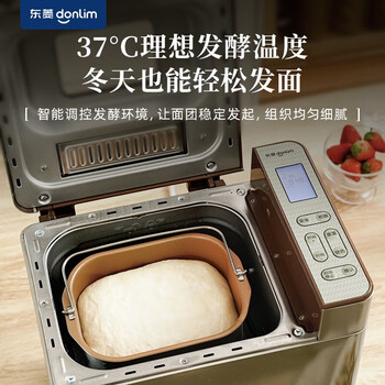 donlim 东菱 家用面包机 自动撒果料 可预约 多功能和面机DL-TM018