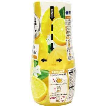 小林制药（KOBAYASHI）日本进口空气清新剂厕所用消臭元（清新柠檬）400ml