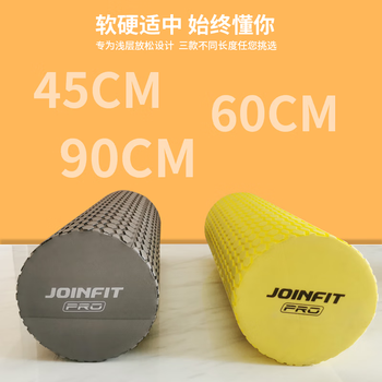 捷英飞（JOINFIT）实心泡沫轴PRO版健身肌肉按摩瑜伽柱 灰色60cm X.F.006E-J