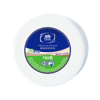 维达（Vinda） 精选原生木浆卫生大盘纸 厚实精致压花卷纸 280米*12卷 V4035