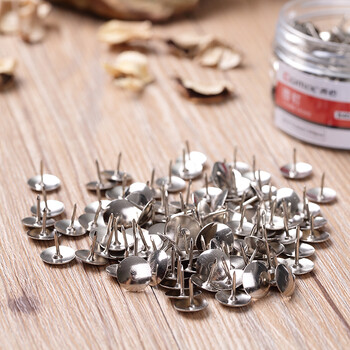 齐心(Comix) 镀镍图钉 按钉（Ø10*10.3mm） 300枚/筒 B4025