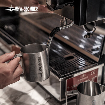 MHW-3BOMBER轰炸机咖啡拉花缸尖嘴拉花杯奶泡杯拉花神器不锈钢专业器具打奶缸