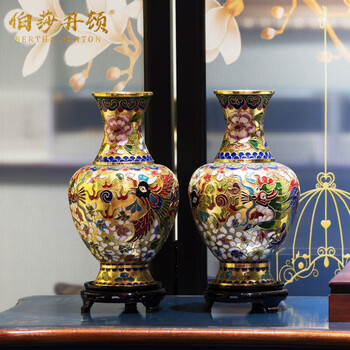 掐丝珐琅花瓶价格报价行情- 京东