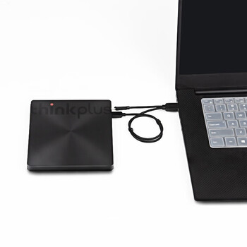 联想（Lenovo）thinkplus TX802外置光驱笔记本台式机USB type-c轻薄外置移动光驱DVD刻录机