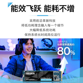 铠侠(Kioxia)2TB SSD固态硬盘 NVMe M.2接口 EXCERIA PLUS G4 VD10 系列(PCIE5.0*4 读速10000MB/s) 铠侠(Kioxia)2TB SSD固态硬盘 NVMe M.2接口 EXCERIA PLUS G4 VD10 系列(PCIE5.0*4 读速10000MB/s)