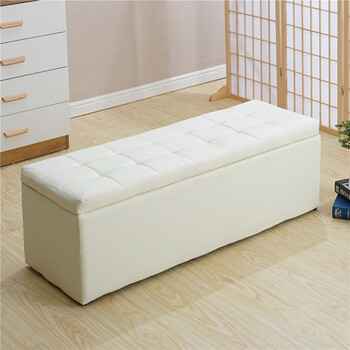 欧式美容院无靠背储藏柜沙发储物长凳服装店沙发凳长凳储物试衣间凳子