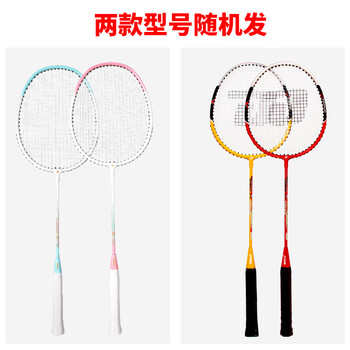 红双喜（DHS）羽毛球拍对拍套装(含手胶/球)深凹槽防磨升级训练羽拍   