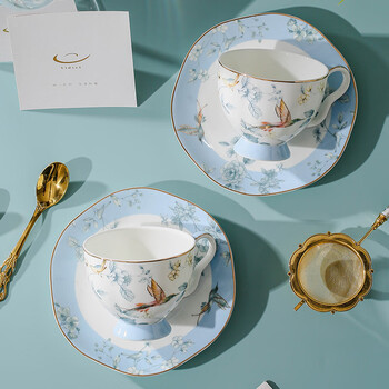 vidsel咖啡杯套装高档搬家乔迁新婚礼物结婚伴手礼陶瓷杯子礼盒生日礼品