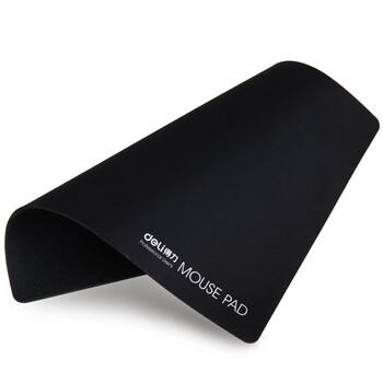 得力（deli）得力(deli) 鼠标垫 耐磨办公游戏鼠标垫 办公用品 220*270mm 黑色 3691