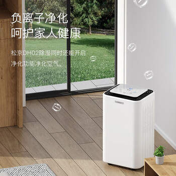 松京（SenseGene）除湿机/抽湿机 12升/天 2-20㎡ 手机远程智控家用负离子净化轻音节能吸湿器 DH02A