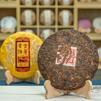 お客　2012年　金芽貢品(熟茶) 金芽贡饼熟茶价格报价行情- 京东