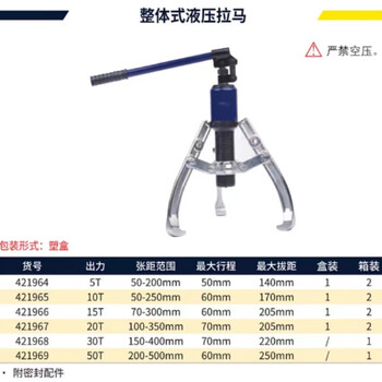 长城精工整体式液压拉马  421964