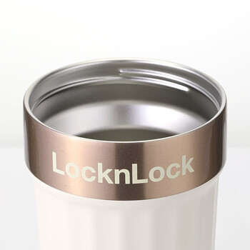 乐扣乐扣（LOCK&LOCK）潮酷咖啡杯保温锁冷密封随行杯350mL LHC6799FU白金