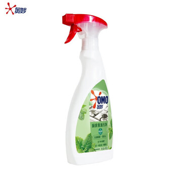 奥妙油污清洁剂 【实用款】厨房重油污净绿茶薄荷香型480G
