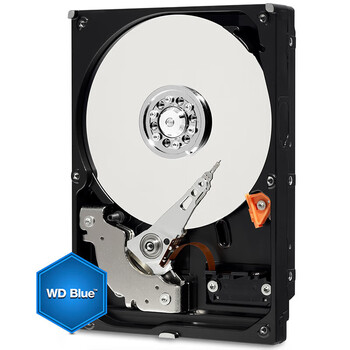 西部数据台式机械硬盘 WD Blue 西数蓝盘 1TB 5400转 64MB SATA CMR垂直 电脑硬盘 3.5英寸 WD10EARZ