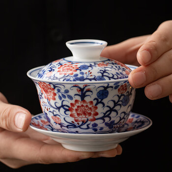 青花釉里红茶具价格报价行情- 京东