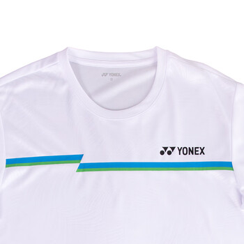 尤尼克斯YONEX羽毛球服速干透气比赛训练运动T恤男115075BCR白XO