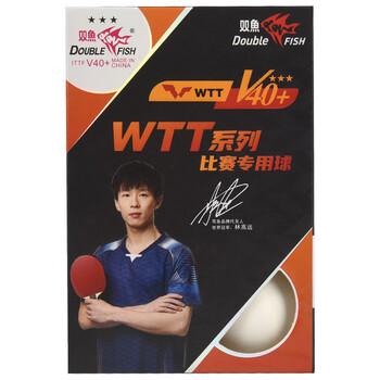 双鱼乒乓球三星 国际乒联WTT系列比赛专用球 3星兵乓球 白色6只装 双鱼乒乓球三星 国际乒联WTT系列比赛专用球 3星兵乓球 白色6只装