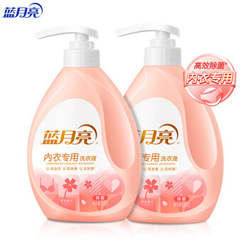 蓝月亮柔润樱花内衣专用洗衣液500g×2瓶