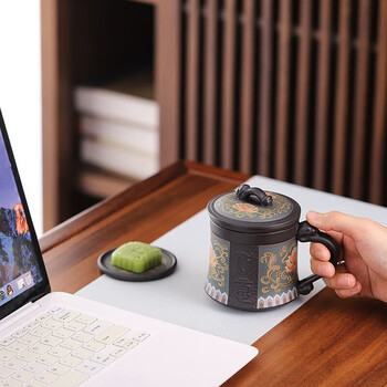 企定量年会礼品实用送客户商务伴手礼员工新年礼物紫砂壶泡茶杯茶具套装