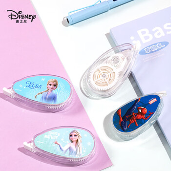 迪士尼（Disney）修正带大容量实惠装小学生多功涂改带顺滑改正带加宽带芯 蜘蛛侠A72073-A1