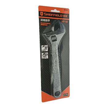 钢盾 SHEFFIELD S016610 活动扳手10寸
