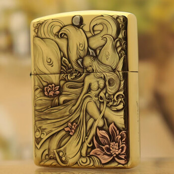 zippo打火机鬼王双面九尾狐限量款送礼收藏煤油打火机