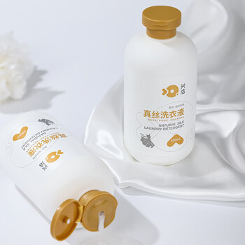 兴洽真丝洗衣液500ML*1瓶桑蚕丝洗涤剂丝绸手洗羊绒衫丝毛净清洗剂