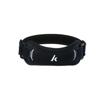 川崎（KAWASAKI）运动髌骨带防损伤护具羽毛球半月板固定带C3480 黑白（两只装）