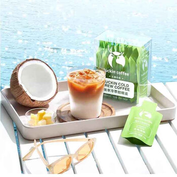 瑞幸咖啡0糖0脂冷萃咖啡液冰生椰风味25ml 1盒共9杯