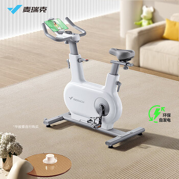 麦瑞克 MERACH 动感单车MR-S10绝影ONEpro  健身运动器材 白色自发电版MR-S10W2