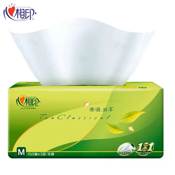 心相印（HWM）DT32150 3层M号150抽纸面巾 3包/提  20提/箱