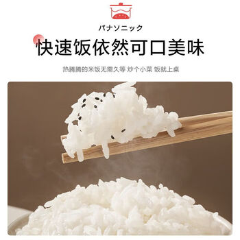 松下（Panasonic）饭墩墩电饭煲家用2-6人智能电饭锅涂层内胆 快速煮饭DK181