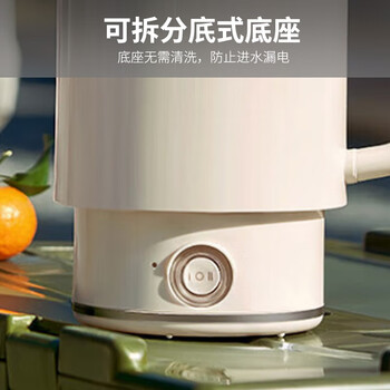 九阳便携式烧水壶电水壶折叠水壶 316L不锈钢一体无缝 0胶水 可折叠开水壶K06FD-WZ6