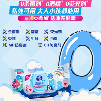 维达（Vinda）湿厕纸 组合装240片(40片5包+10片4包) 多巴胺湿纸巾厕纸新旧随机
