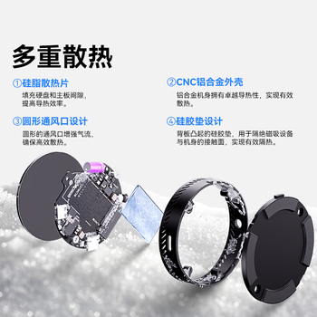 DOCKCASE多凯斯智能磁吸硬盘盒2230移动固态M.2NVMe外置硬盘盒子适用iPhone17 Pro手机电脑笔记本外接扩容
