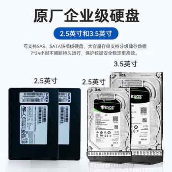 浪潮（inspur）NF5280M6 机架服务器 数据库 虚拟化  2颗4310 24核心 128G 2块960G+3块8T 阵列卡