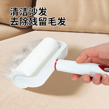 一洋易达粘毛器滚筒可撕式猫毛清理器滚毛衣服地毯滚毛神器16cm7卷420撕