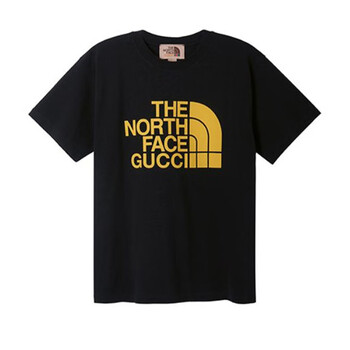 グッチ Tシャツ メンズ 771758 XJF3R 4622 ダークブルー サイズM Gucci Cotton Jersey Printed T-Shirt 'Blue' 771758-XJF3R-4622