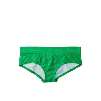 pink多巴胺色系logo腰带低腰棉质三角裤甜美风内裤女