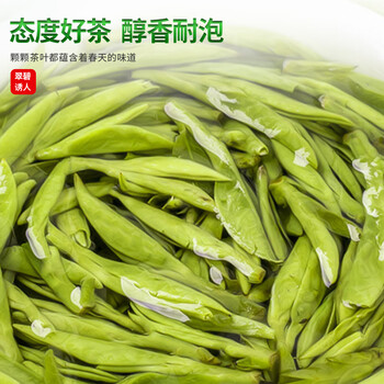 三隐茶叶 绿茶新茶龙井茶杭州明前春茶浓香型袋装250g自己喝