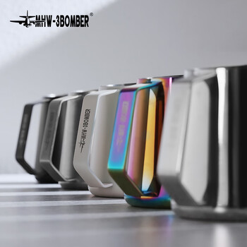 MHW-3BOMBER轰炸机高性能GT拉花缸 专业级咖啡师意式奶泡拉花杯创新缸 U型嘴