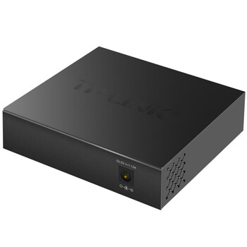 普联（TP-LINK）5口百兆交换机 4口POE非网管交换机 家用商用监控网络网线分线器分流器 TL-SF1005P