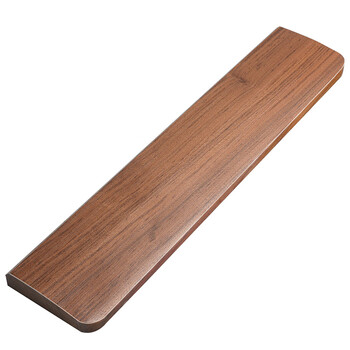 宜适酷（EXCO）黑胡桃木87键盘手托腕托实木手托木制鼠标护腕掌托机械键盘托枕木原木鼠标垫护腕键盘托9716