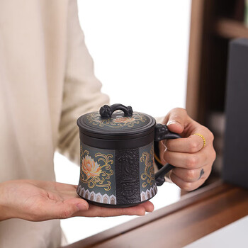 企定量年会礼品实用送客户商务伴手礼员工新年礼物紫砂壶泡茶杯茶具套装