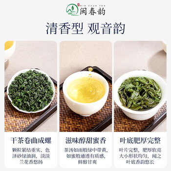 闽春韵茶叶礼盒特级铁观音400g 新茶乌龙茶叶高档送长辈送老丈人领导