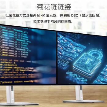 戴尔(DELL)UltraSharp电脑办公显示器 31.5英寸 4K 100sRGB IPS Black 超高清超窄边框 U3223QE 戴尔(DELL)UltraSharp电脑办公显示器 31.5英寸 4K 100sRGB IPS Black 超高清超窄边框 U3223QE