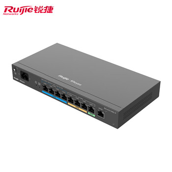 锐捷（Ruijie）9口全千兆多业务网关 RG-EG109G-P 4个POE接口 关键业务带宽保证 三网段免配置 商业门店家居场景